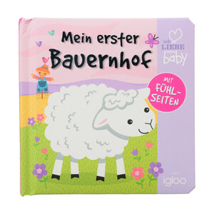 Baby Fühlbuch Mein erster Bauernhof HELLLILA / BUNT