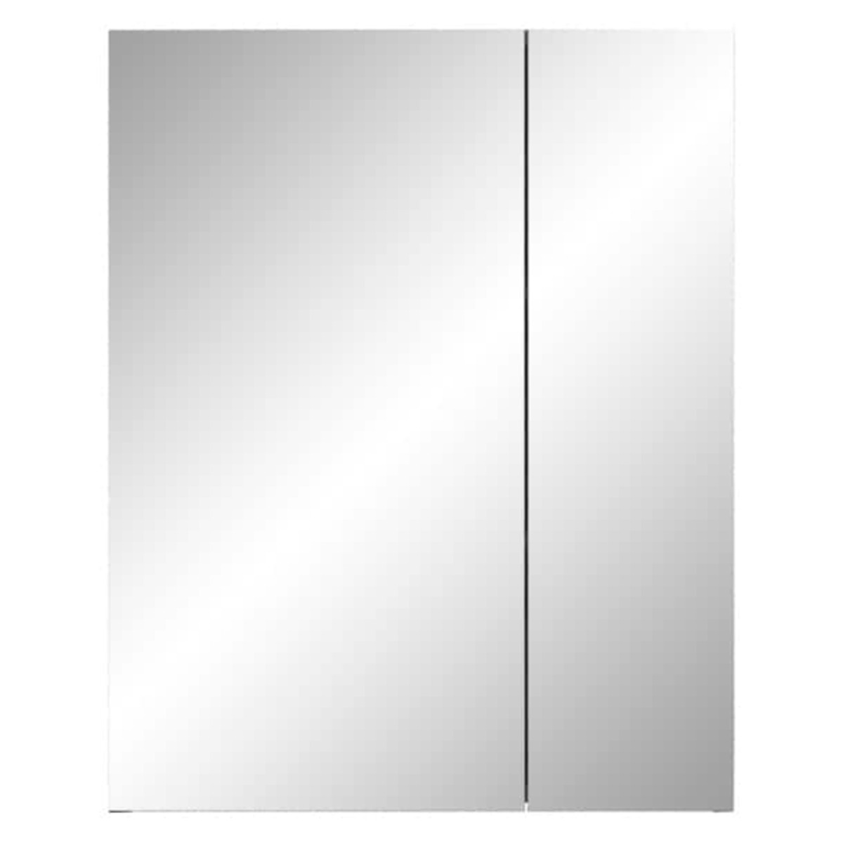 Bild 1 von Spiegelschrank Riva Rauchsilber 60 x 75 x 16 cm