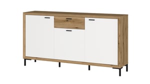 Sideboard Coast Evoke Eiche - weiß 157 cm - MARINELLA