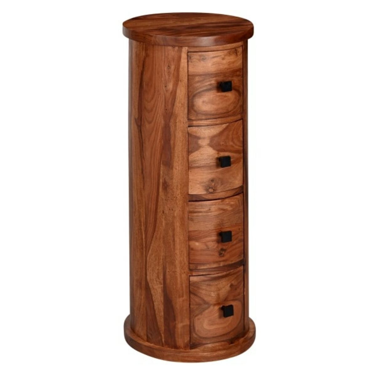 Bild 1 von Sideboard rund 85 x 35 cm Sheesham Massivholz