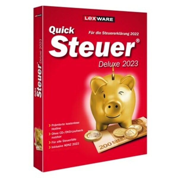 Bild 1 von Lexware | Quicksteuer Deluxe 2023 | Box & Produktschlüssel