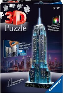 Ravensburger 3D-Puzzle »Empire State Building Night Edition«, 216 Puzzleteile, Made in Europe, FSC® - schützt Wald - weltweit
