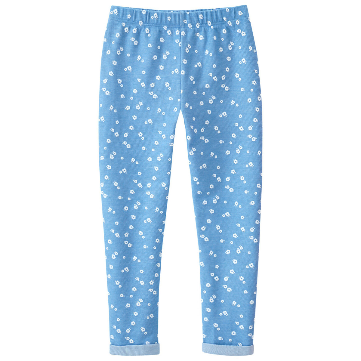 Bild 1 von Mädchen Leggings mit Blümchen-Print HELLBLAU
