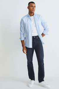 C&A Straight Jeans-LYCRA®-mit recycelter Baumwolle, Blau, Größe: W38 L30