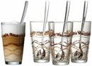 Bild 1 von Ritzenhoff & Breker Latte-Macchiato-Glas (4-tlg), inkl. 4 Longdrinklöffel