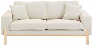 OTTO products 2-Sitzer »Hanne«, Bezug aus natürlichen Materialien: Baumwolle und Leinen