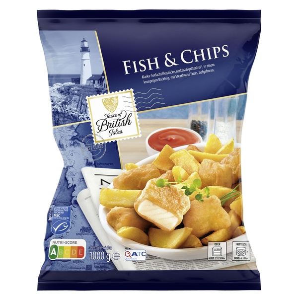 Bild 1 von TASTE OF BRITISH ISLES Fish & Chips 1 kg