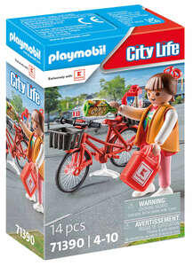 PLAYMOBIL Kaufland-Fahrrad-Einkäuferin 71390