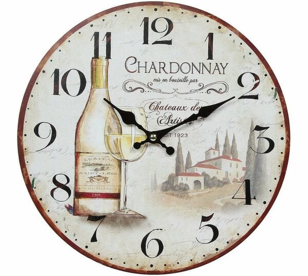 Bild 1 von Ambiente Haus Wanduhr »Wanduhr - Wein 28cm«