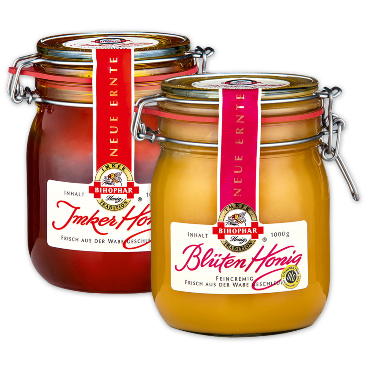 Bild 1 von Bihophar Blüten Honig / Imker Honig