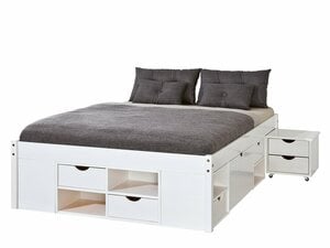 ebuy24 Bett »Timm Bett 160x200 cm, weiss.«