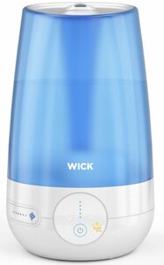 WICK Luftbefeuchter Ultraschall-Kaltluftbefeuchter, 4,5 l Wassertank, kompatibel mit den VapoPads Duftpads mit ätherischen Ölen