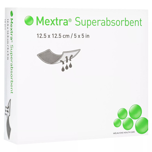 Bild 1 von Mextra Superabsorbent Verband 12,5x12,5 10 St