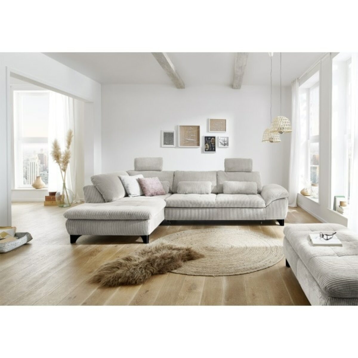 Bild 1 von Garnitur Chatelet Cordbezug Ecru