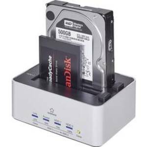 USB 3.0 SATA 2 Port Festplatten-Dockingstation