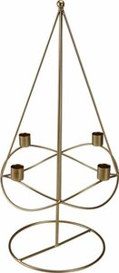 AM Design Adventsleuchter, Kerzenleuchter, aus Metall, Höhe ca. 49,5 cm