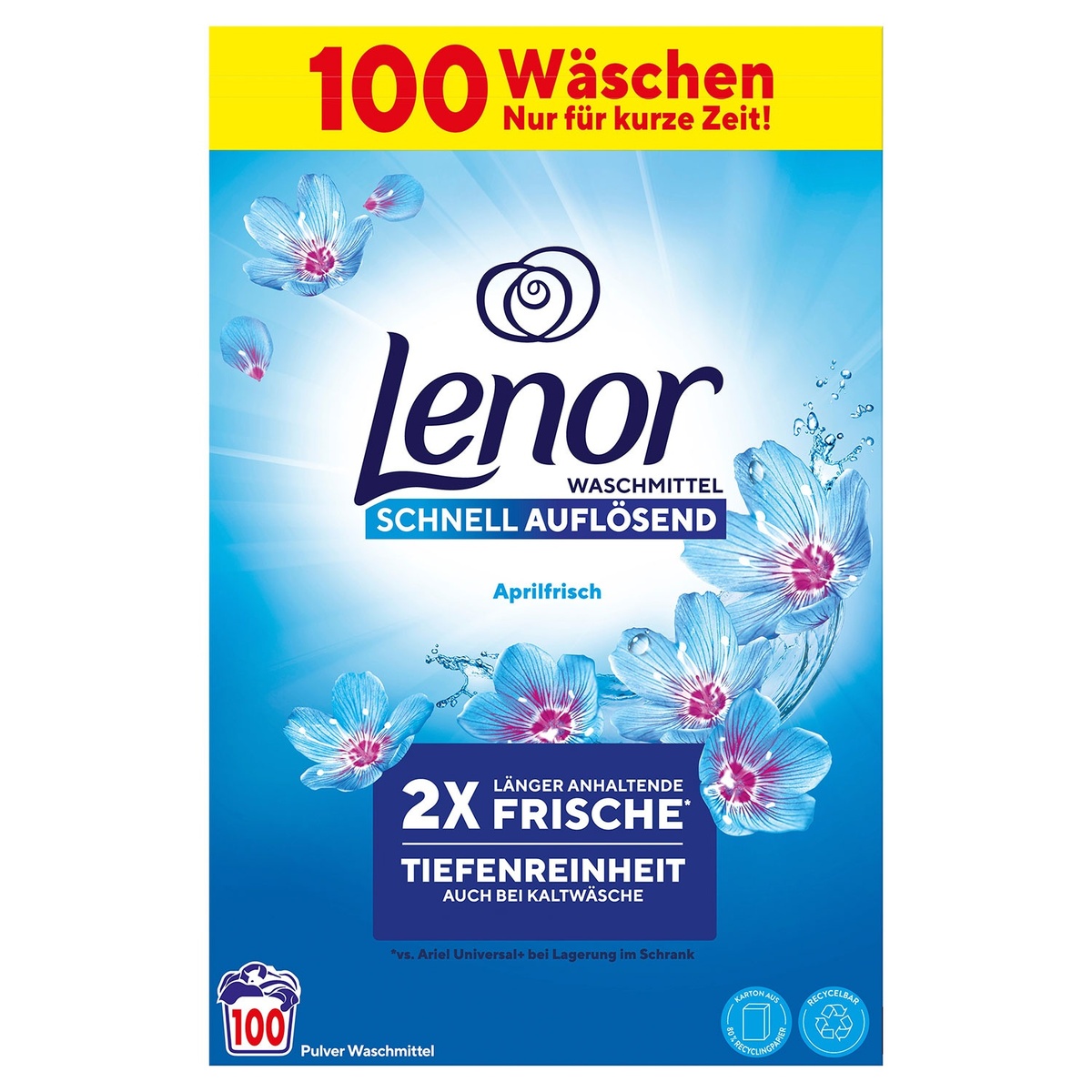 Bild 1 von LENOR Flüssigwaschmittel oder Pulver 100 WL
