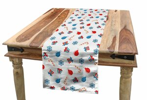 Abakuhaus Tischläufer »Esszimmer Küche Rechteckiger Dekorativer Tischläufer«, Weihnachten Weihnachten Kegel Ornamente