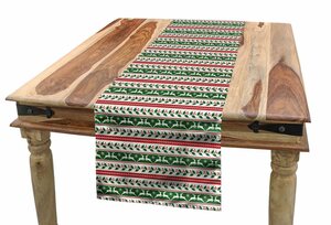 Abakuhaus Tischläufer »Esszimmer Küche Rechteckiger Dekorativer Tischläufer«, Weihnachten Rentiere Borders