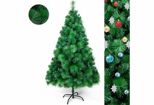 Gotoll Künstlicher Weihnachtsbaum »XM030-32«, 120 150 180 cm Christbaum Premium-Kiefernadel-Kiefer-Weihnachtsbaum-Fichte, ca. 300 500 960 Spitzen Kunstbaum mit faltbarem Ständer für Feiertagsdek