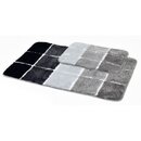 Bild 1 von Badematten-Set Quadro Grau/Schwarz/Silber