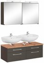 Bild 1 von HELD MÖBEL Badmöbel-Set »Davos«, (2-St), 2 Spiegelschrank und Waschbeckenunterschrank