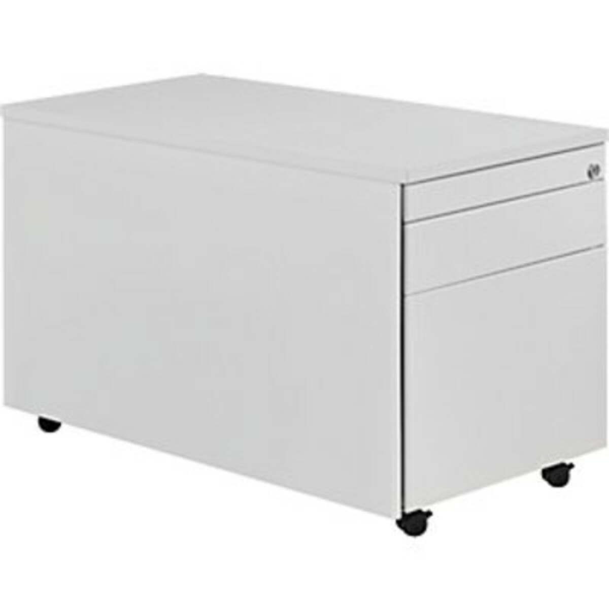 Bild 1 von Schubladencontainer m. Rollen, 529x800, 1 Schub, 1 Hängereg., lichtgrau