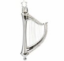 Bild 1 von INGE-GLAS® Christbaumschmuck »Harfe viktorianisch 11,5cm« (1-tlg), mundgeblasen