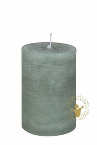 Jaspers Kerzen Rustic-Kerze »Nordische Reifkerzen staubgrün 150 x 80 mm, 1«