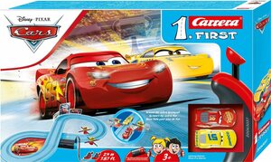 Carrera® Autorennbahn »Carrera® First - Disney·Pixar Cars - Race of Friends« (Streckenlänge 2,4 Meter), (Set)