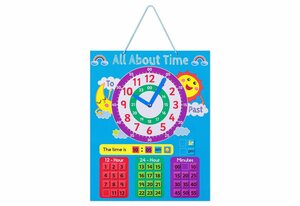 Navaris Lernspielzeug, Lernuhr für Kinder magnetisch - Uhrzeit lernen - Magnet Lerntafel ab 3 Jahre - Spielzeug Uhr - Kinderlernuhr mit 40 Magneten - englisch