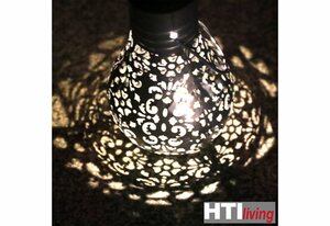 HTI-Living LED Laterne »Solarlaterne Blüten Luna«