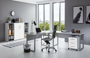 moebel-dich-auf Büromöbel-Set »OFFICE EDITION«, (Büromöbel abschließbar, Made in Germany, Set 2)