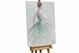 KUNSTLOFT Gemälde »Die Eisprinzessin«, handgemaltes Bild auf Leinwand