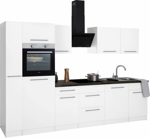 wiho Küchen Küchenzeile »Unna«, ohne E-Geräte, Breite 310 cm