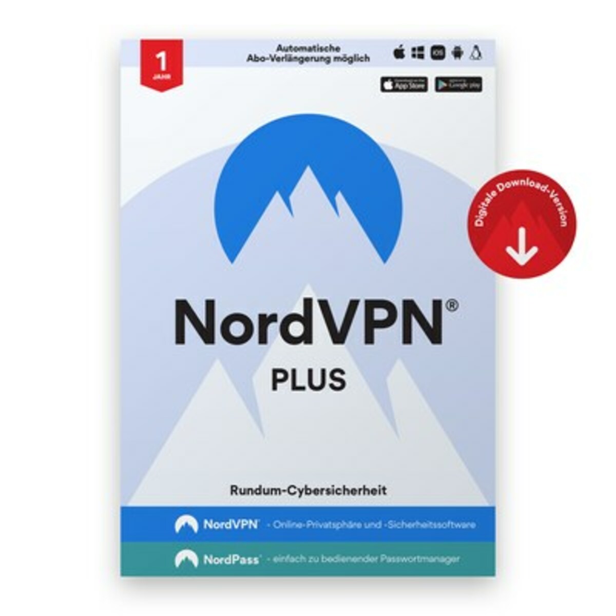 Bild 1 von NordVPN Plus Cybersicherheitspaket | 1 Jahr | Download & Produktschlüssel
