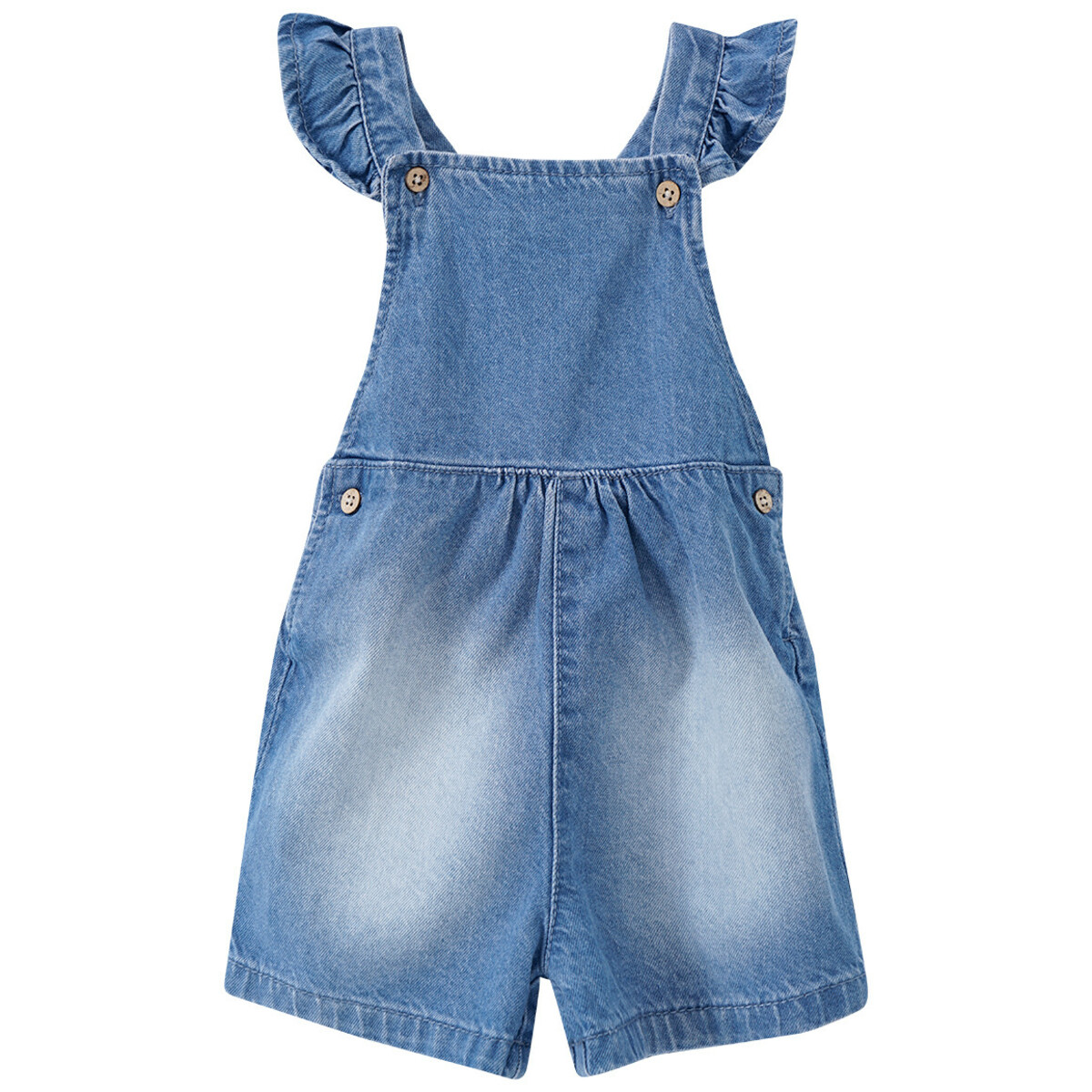 Bild 1 von Baby Latzshorts in Denim-Optik BLAU