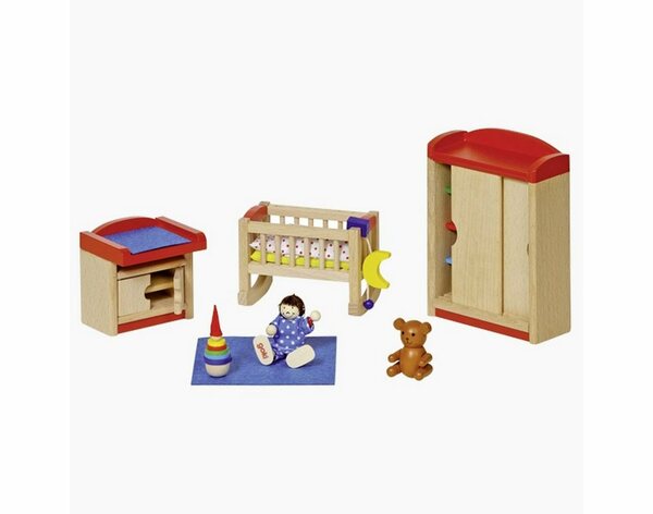 Bild 1 von goki Puppenhaus »Kinderzimmer für Puppenhaus«