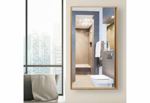 relaxdays Badezimmerspiegelschrank »Bad Spiegelschrank mit Tür«