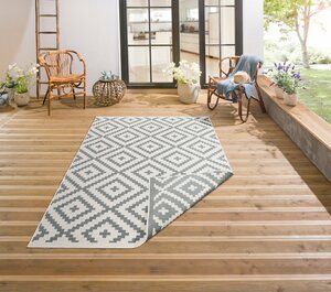 Teppich »Ronda«, my home, rechteckig, Höhe 5 mm, Sisal-Optik, Wendeteppich, In- und Outdoor geeignet, Wohnzimmer