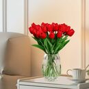 Bild 1 von ChaneeHann 20 Pcs Künstliche Tulpen, (Weiß) Fake Tulip Flowe