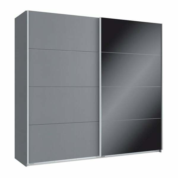 Bild 1 von Schwebetürenschrank Easy Plus Graphit/Schwarz ca. 225 x 210 x 65 cm