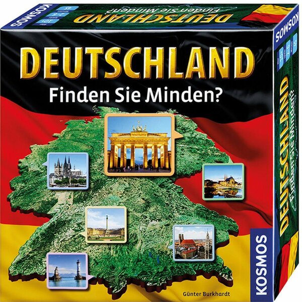 Bild 1 von Kosmos Spiel, Geografie-Spiel »Deutschland - Finden Sie Minden?«, Made in Germany