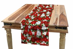Abakuhaus Tischläufer »Esszimmer Küche Rechteckiger Dekorativer Tischläufer«, Weihnachten Holly Mistletoe