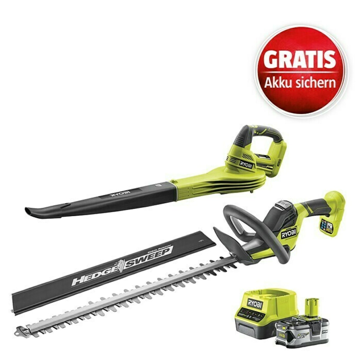 Bild 1 von Ryobi ONE+ Maschinenpaket Akku-Combo-Kit