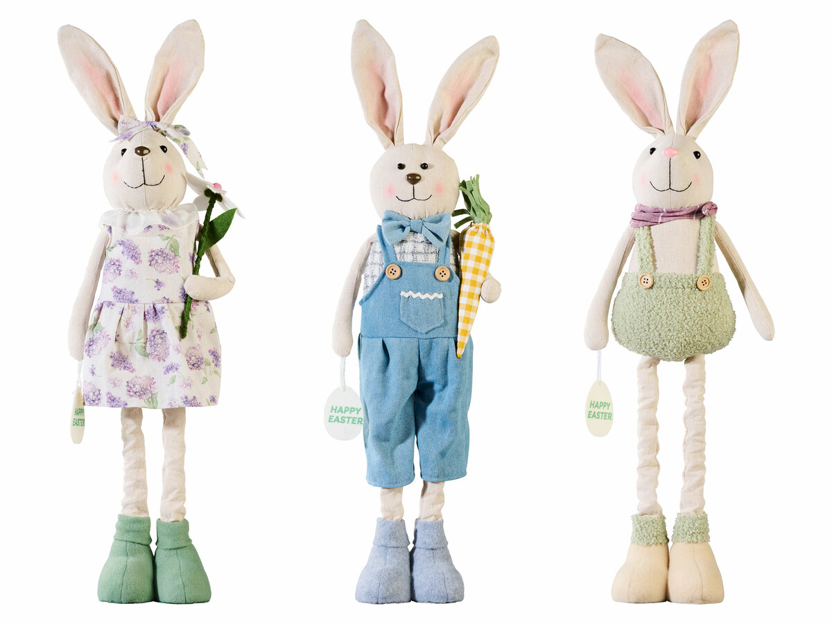 Bild 1 von LIVARNO home Osterhasen Figur mit Teleskop-Beinen
