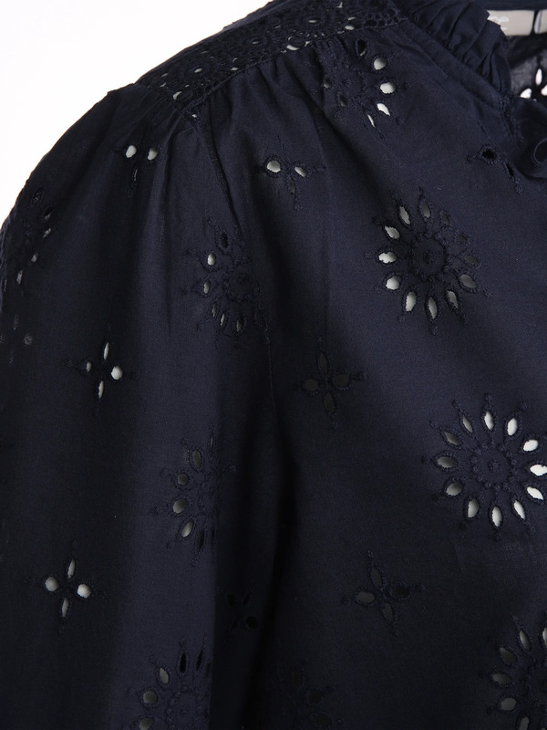 Bild 3 von Damen Bluse mit Lochstickerei
                 
                                                        Marine