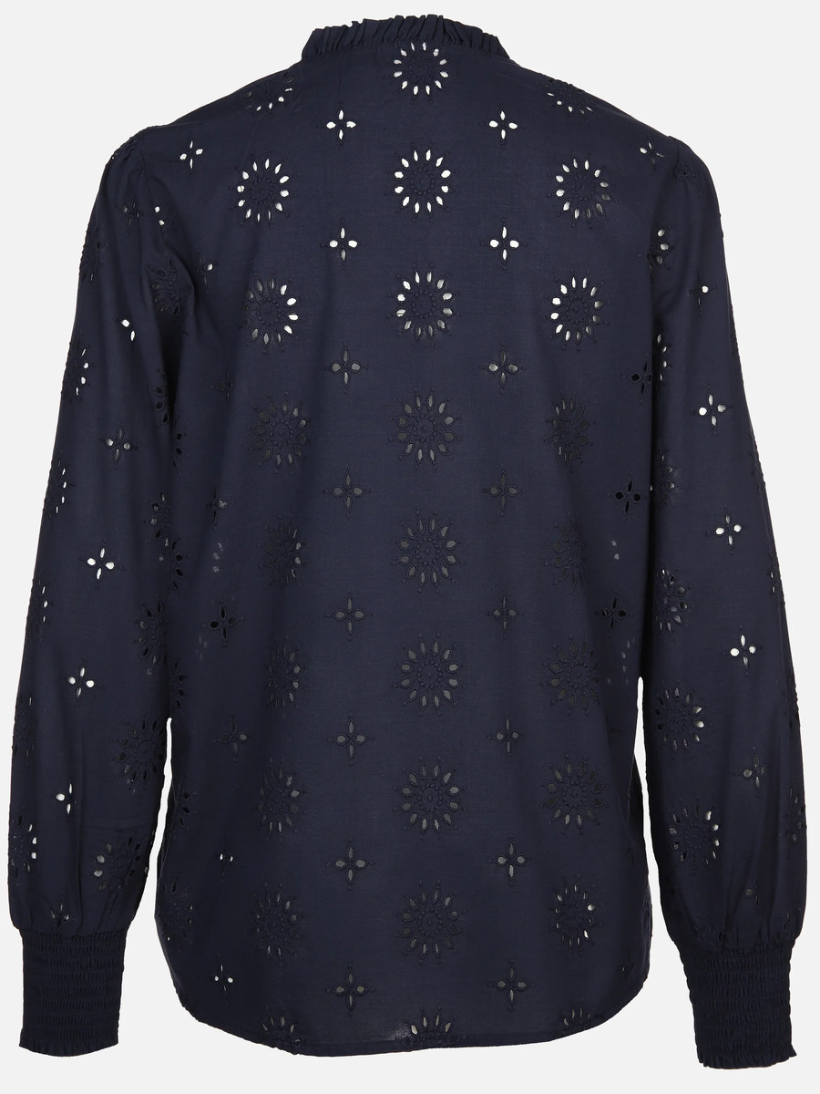 Bild 2 von Damen Bluse mit Lochstickerei
                 
                                                        Marine