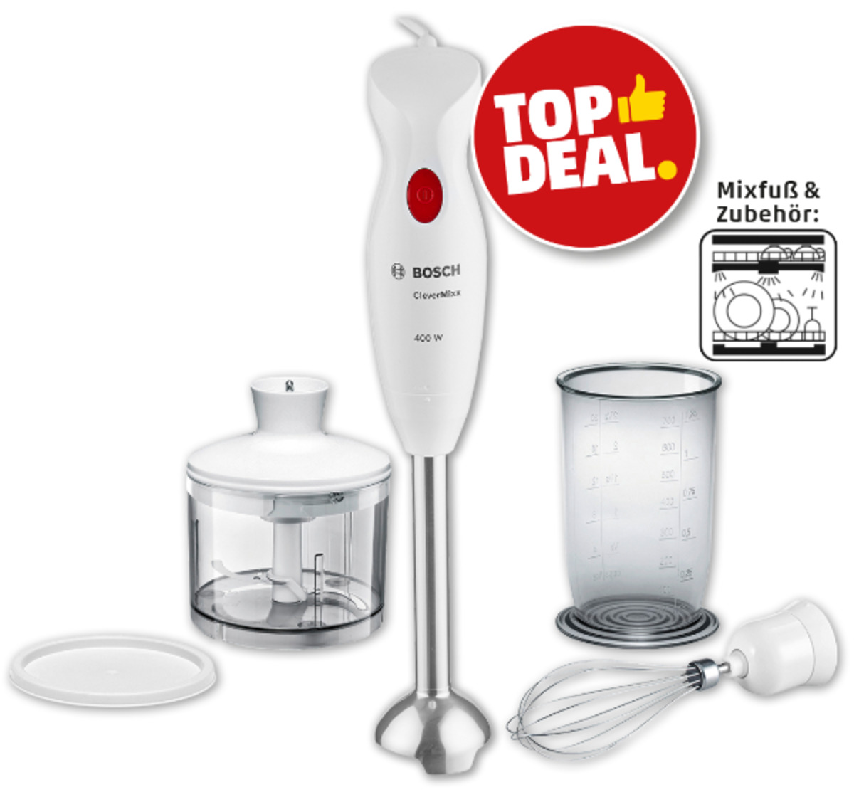 Bild 1 von BOSCH Stabmixer-Set MSM24510*