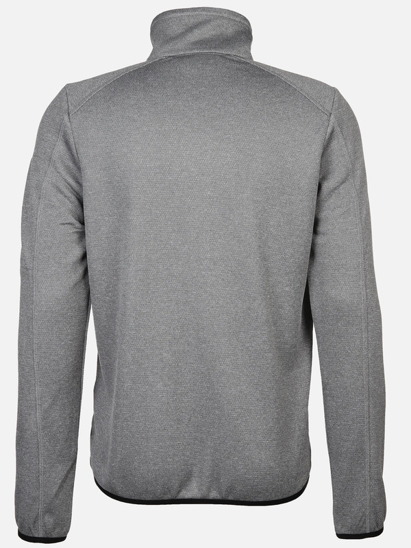 Bild 2 von Herren Fleece Jacke mit farbigen Reißverschlüssen
                 
                                                        Grau
